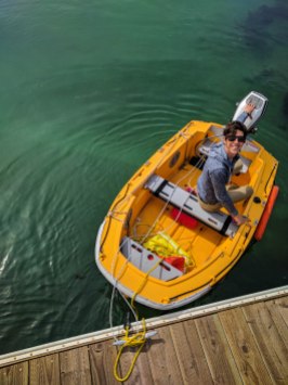A guy and his dinghy
